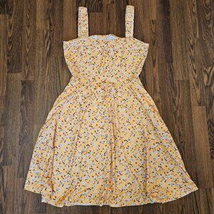 Yellow sun dress